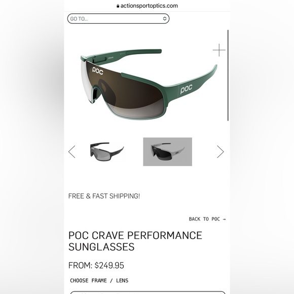 Poc Crave Performance Sunglasses - Picture 1 of 10